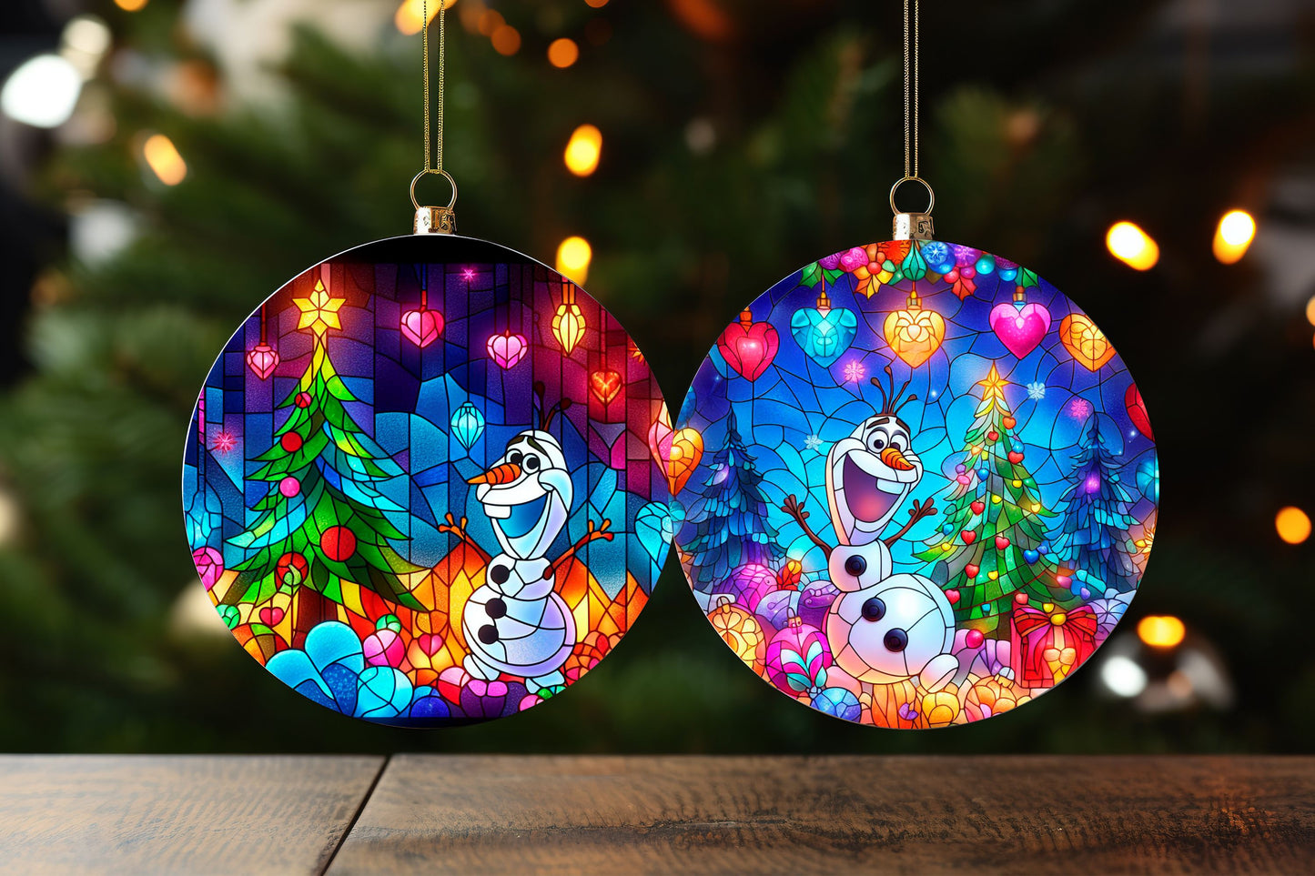 100+ Christmas Sublimation Ornament/Car Coaster Images Bundle