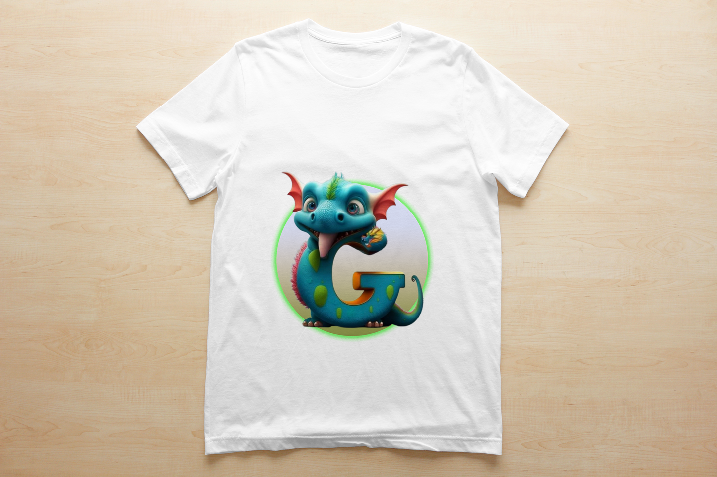 Kids ABC Dragon Images Sublimation/DTF T-Shirt Bundle