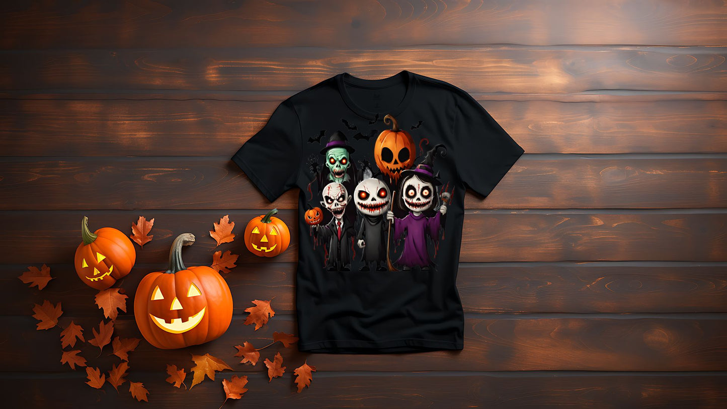 22 Cute Halloween Sublimation T-Shirt Image Bundle