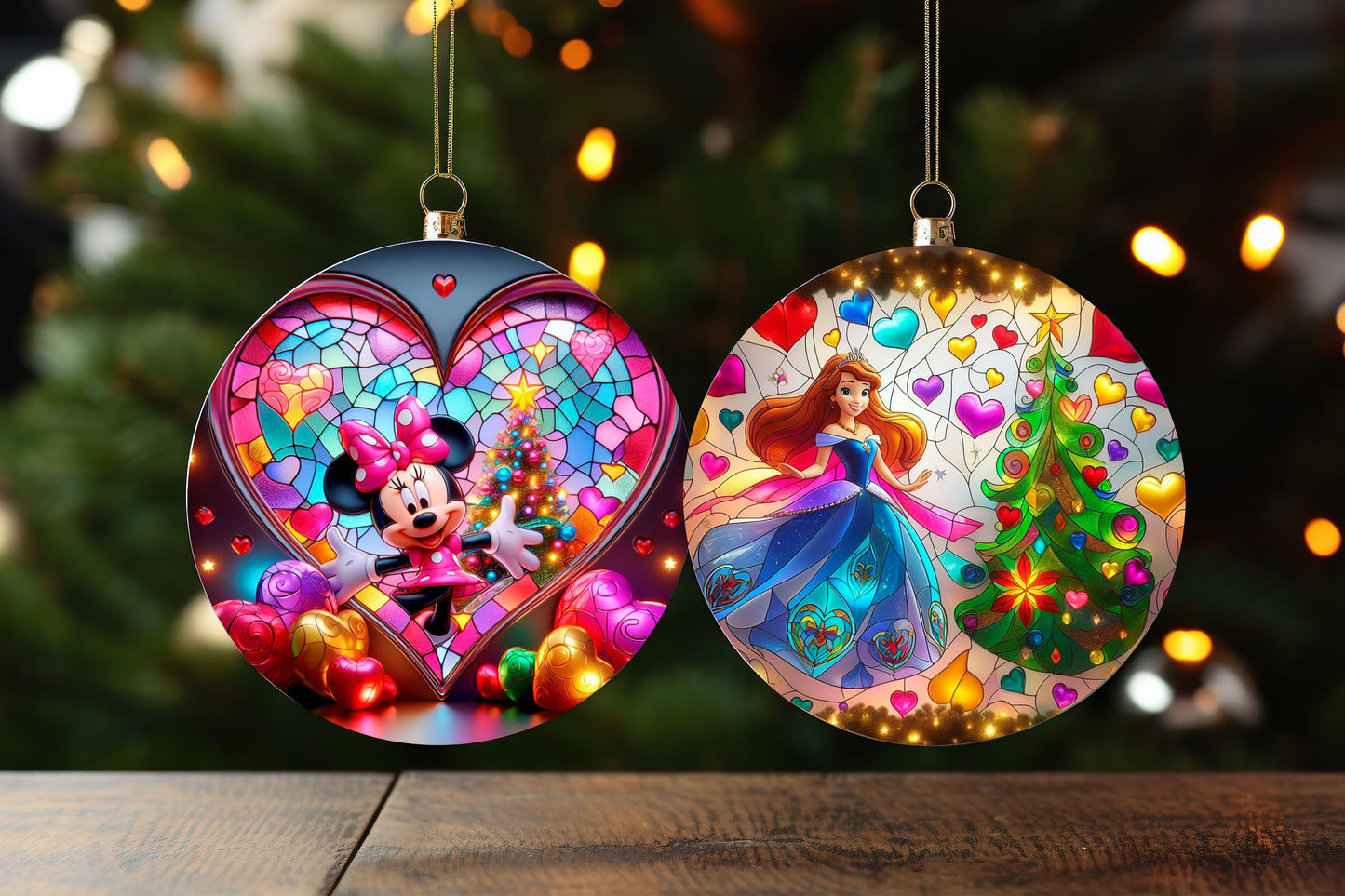 100+ Christmas Sublimation Ornament/Car Coaster Images Bundle