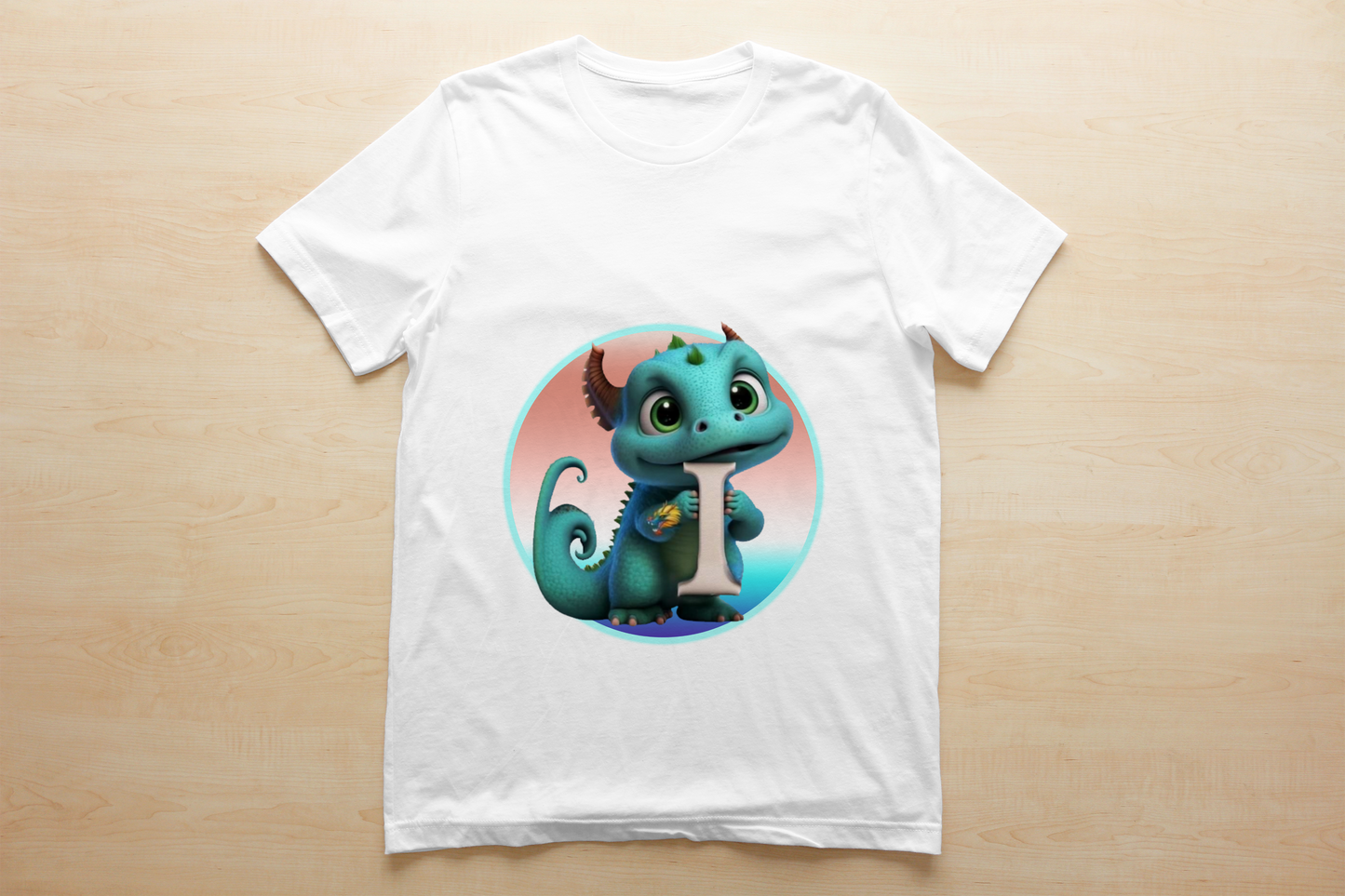 Kids ABC Dragon Images Sublimation/DTF T-Shirt Bundle