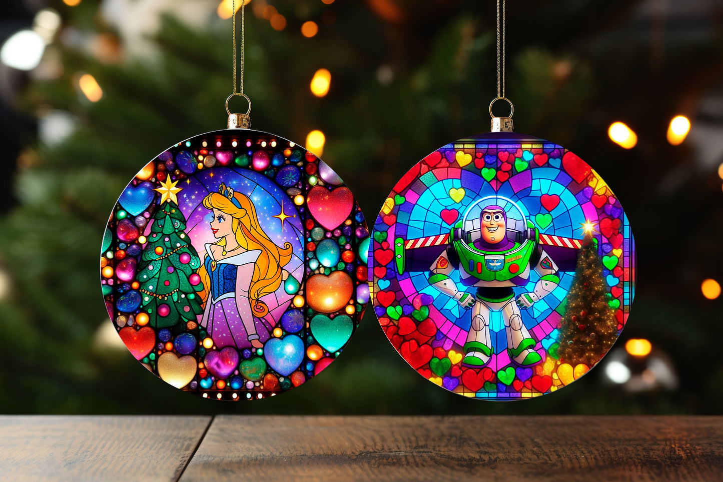 100+ Christmas Sublimation Ornament/Car Coaster Images Bundle