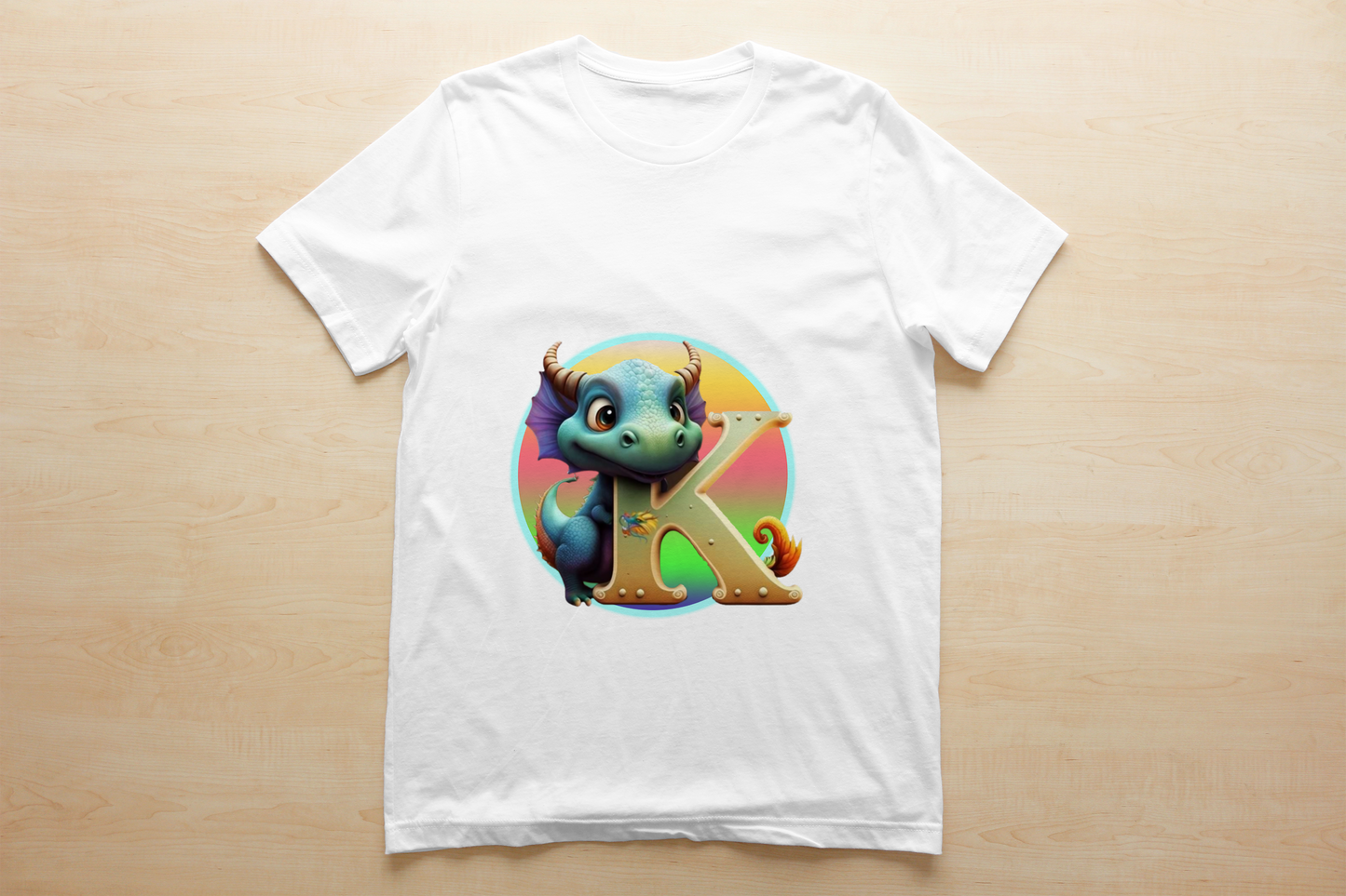 Kids ABC Dragon Images Sublimation/DTF T-Shirt Bundle