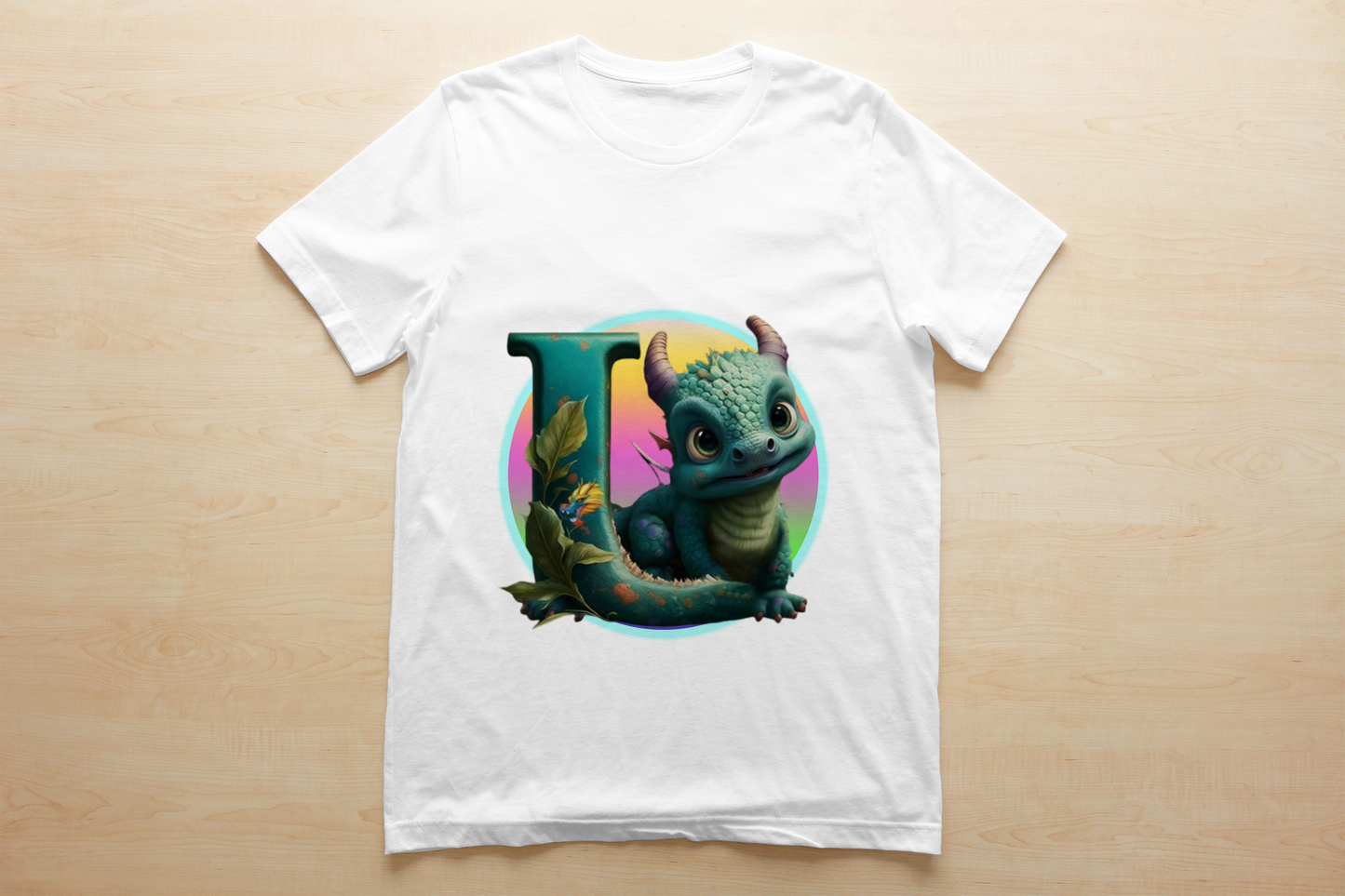 Kids ABC Dragon Images Sublimation/DTF T-Shirt Bundle