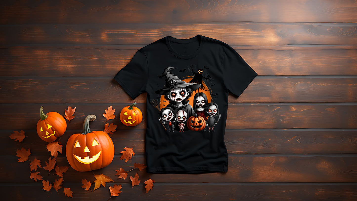 22 Cute Halloween Sublimation T-Shirt Image Bundle