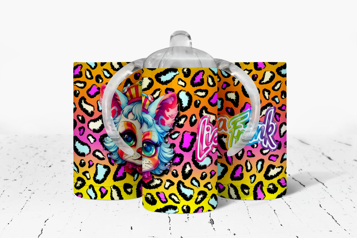 Lisa Frank Kids Sippy/SportBottle Sublimation Tumbler Images Bundle