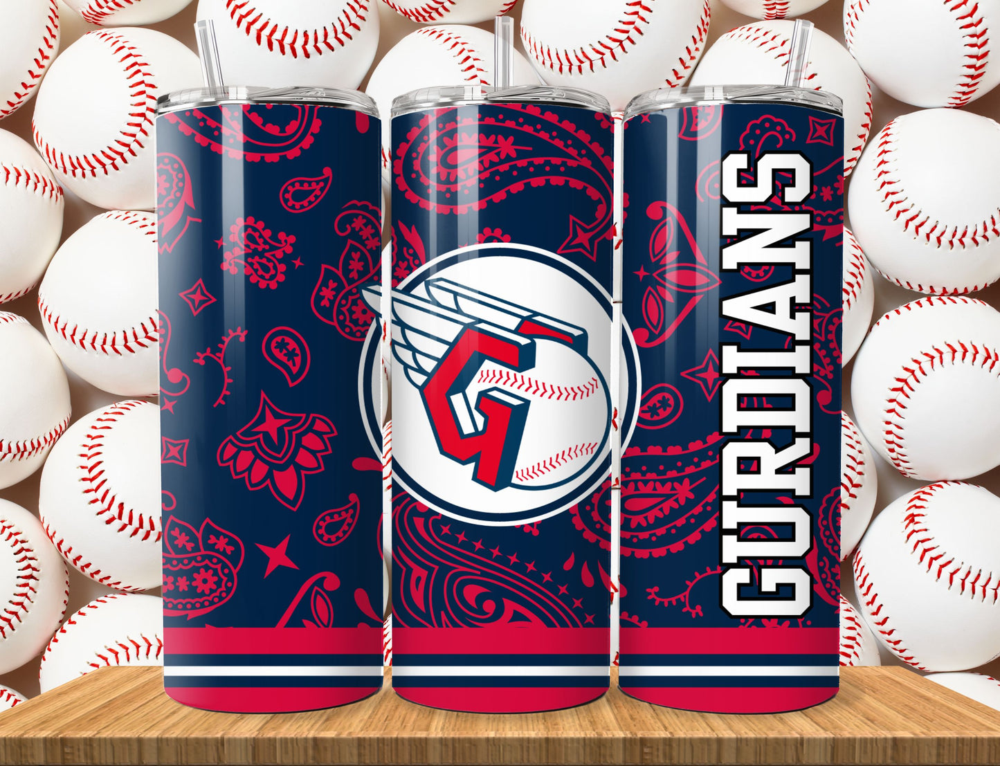 Baseball 20oz Sublimation Tumbler Image