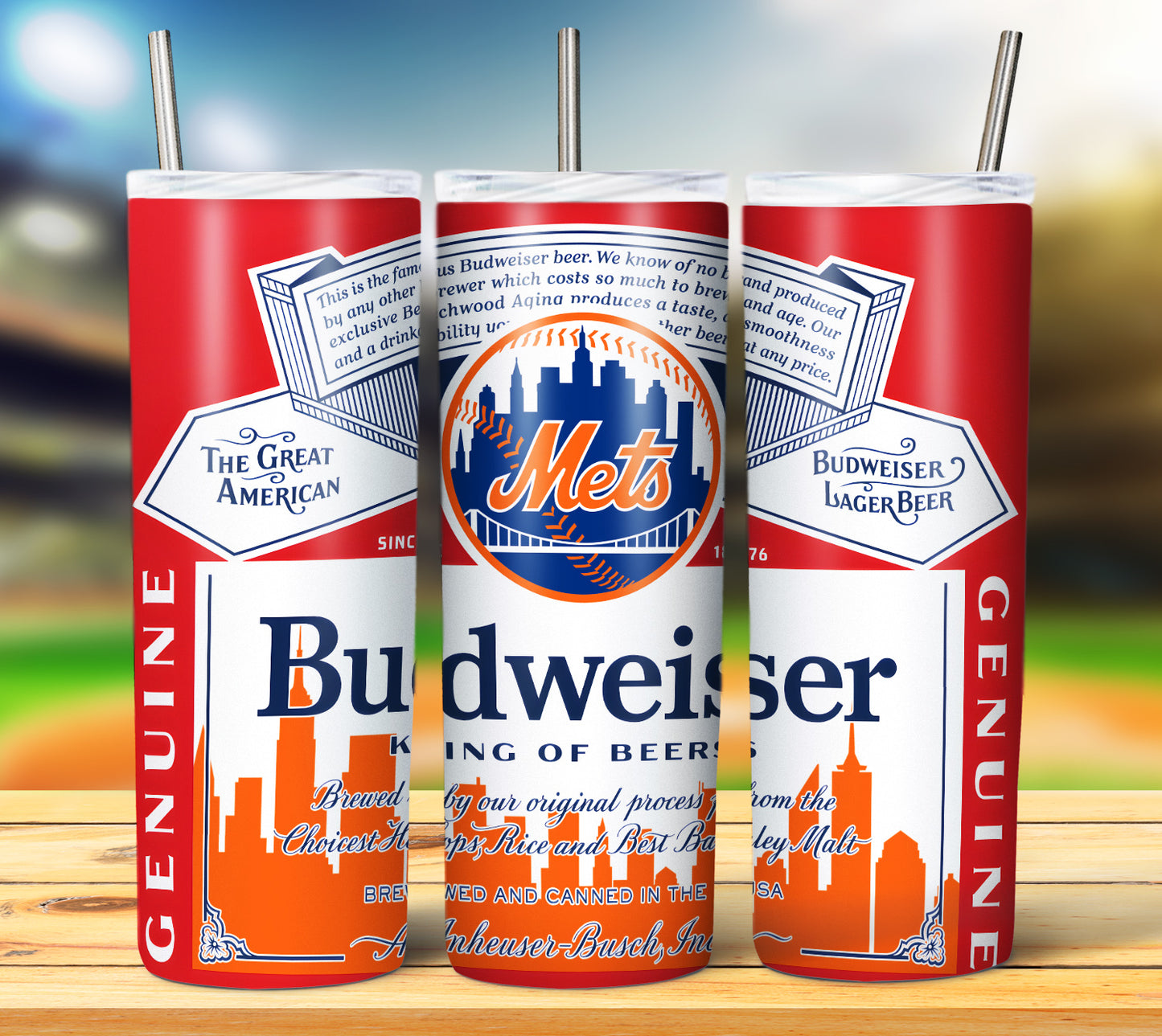 Baseball 20oz Sublimation Tumbler Image