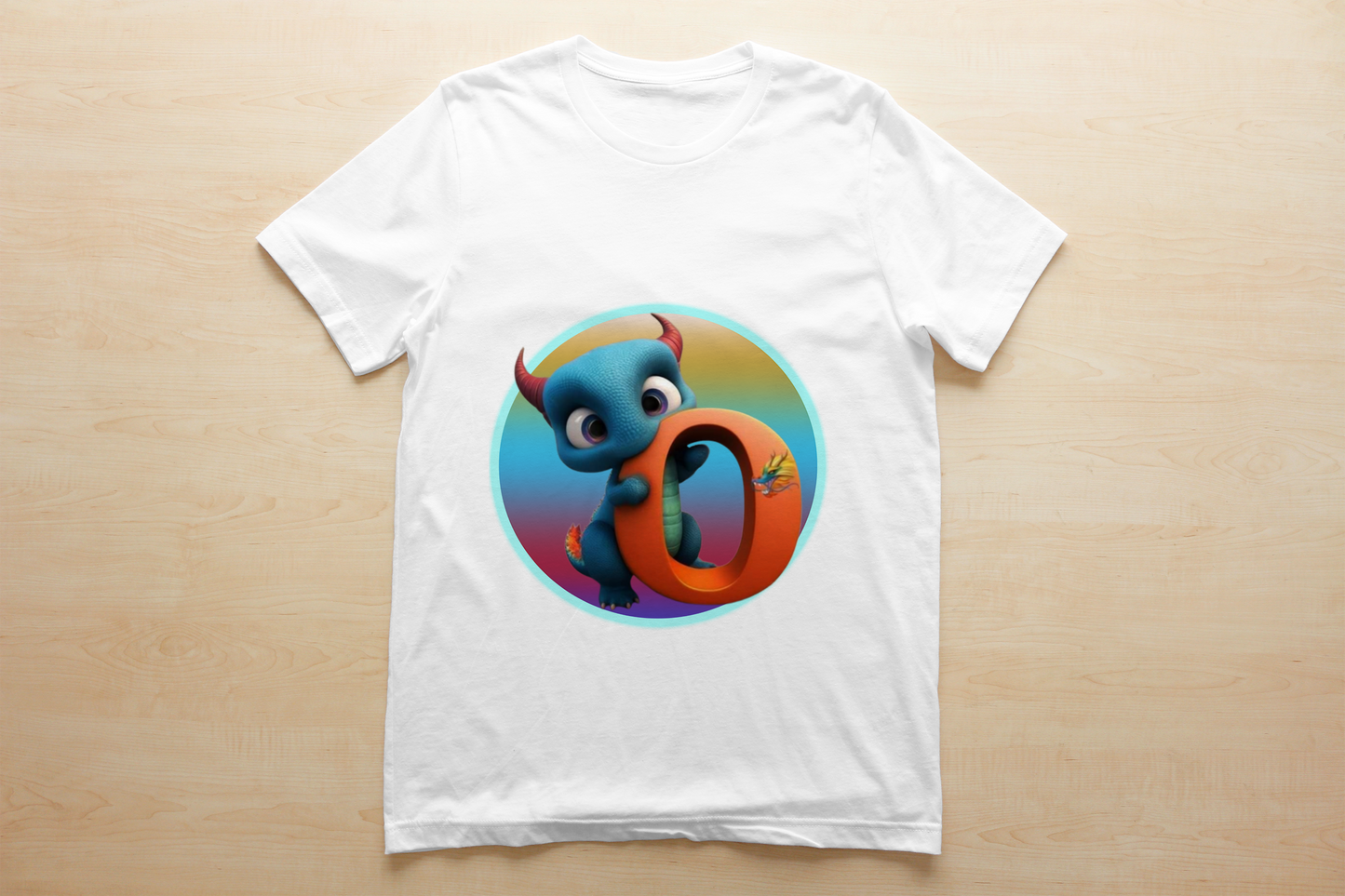 Kids ABC Dragon Images Sublimation/DTF T-Shirt Bundle