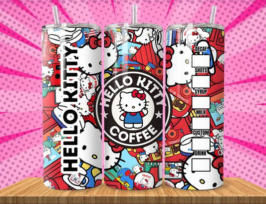 Cute Hello Kitty Sublimation 20oz Images Bundle