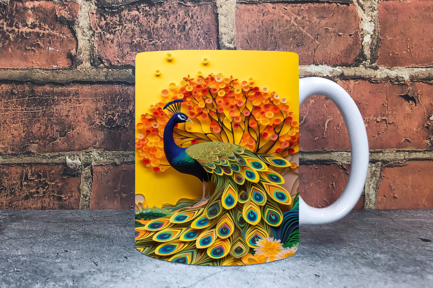 Peacock 20oz Sublimation Mug Images Bundle