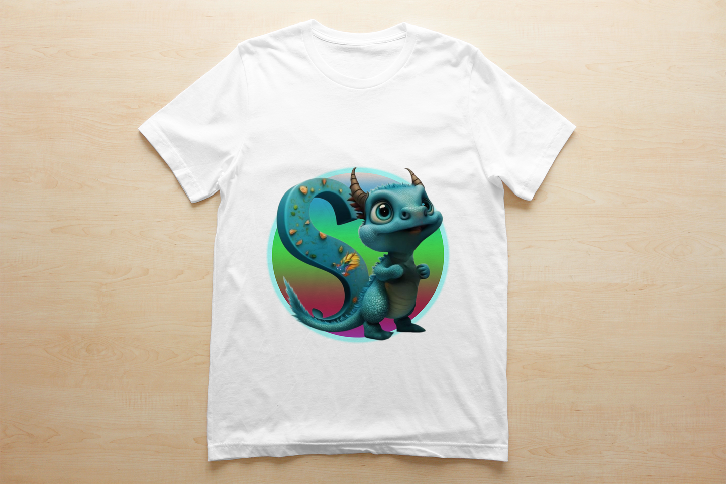 Kids ABC Dragon Images Sublimation/DTF T-Shirt Bundle