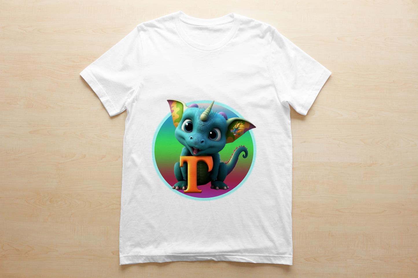 Kids ABC Dragon Images Sublimation/DTF T-Shirt Bundle