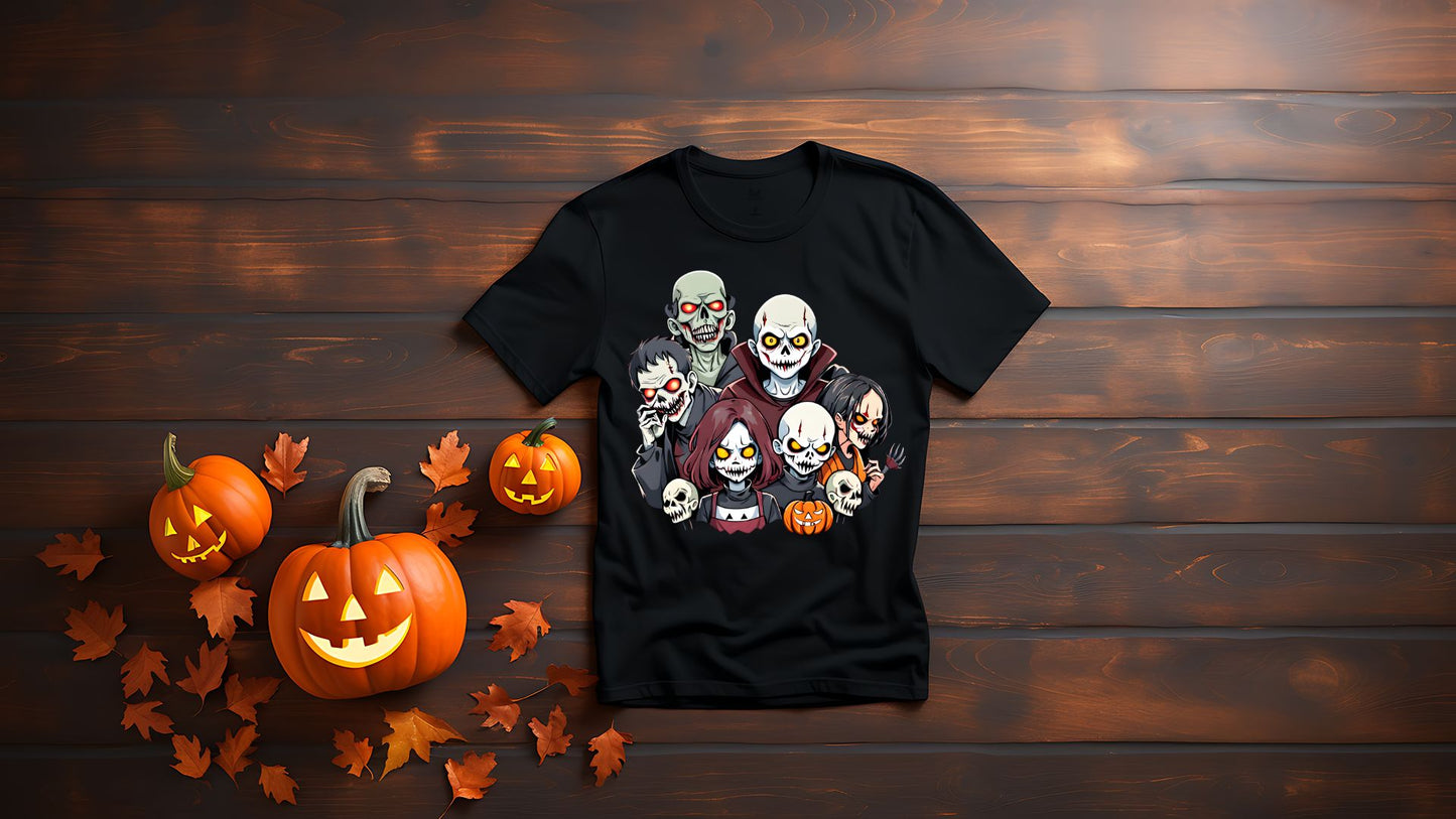 22 Cute Halloween Sublimation T-Shirt Image Bundle