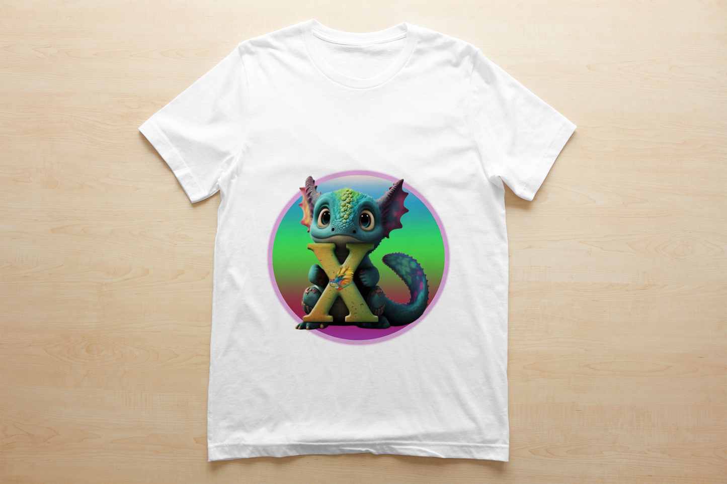 Kids ABC Dragon Images Sublimation/DTF T-Shirt Bundle