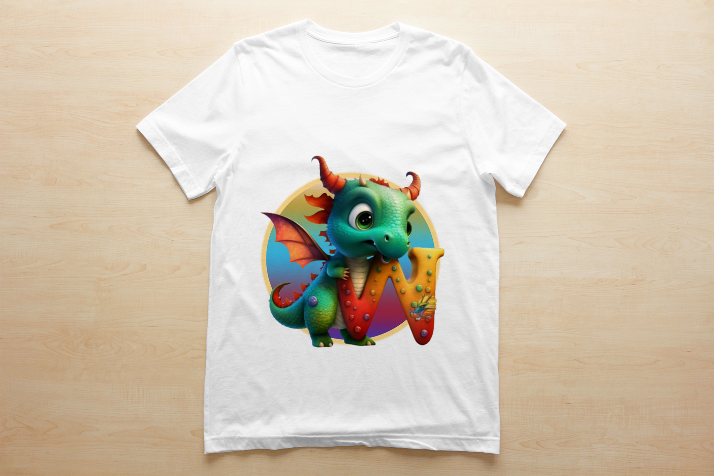 Kids ABC Dragon Images Sublimation/DTF T-Shirt Bundle