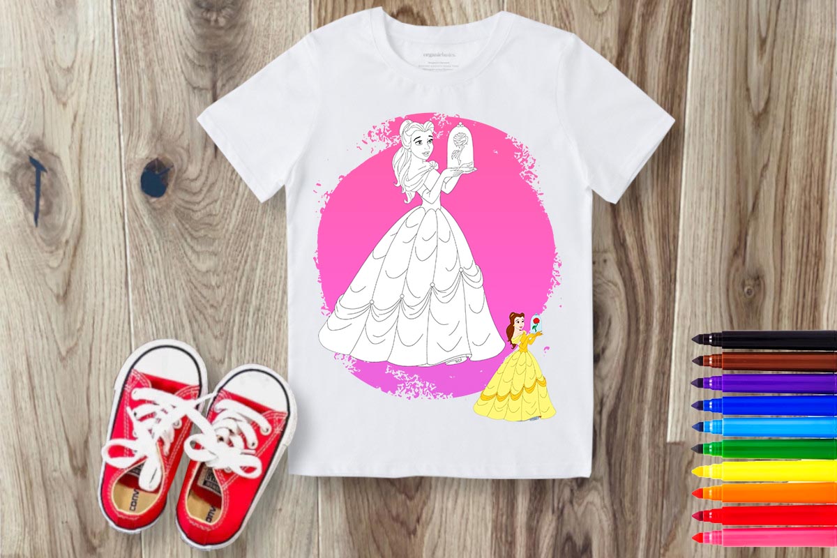 Coloring Cartoon Sublimation/DTF T-Shirt Images Bundle