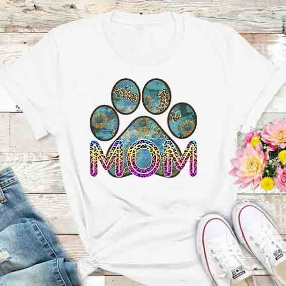 Dog Mom Sublimation/DTF T-Shirt Images Bundle