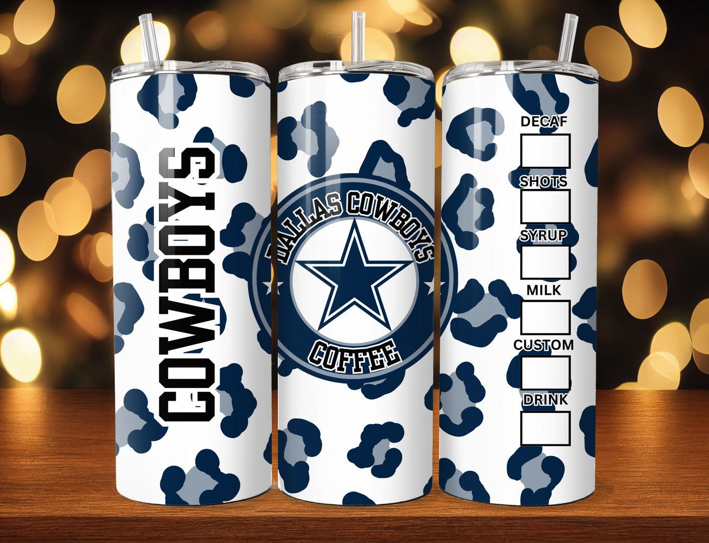 Football 20oz Sublimation Tumbler Image