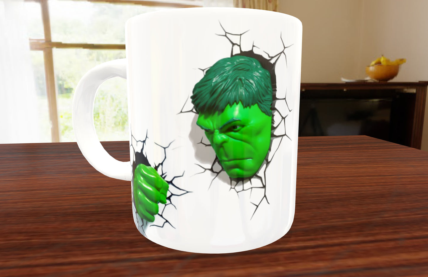 3D Superhero Mug Sublimation Images Bundle 11/15oz