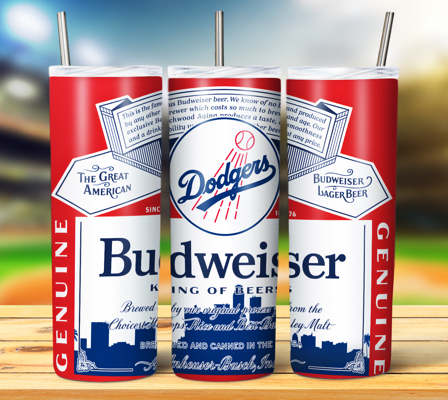 Baseball 20oz Sublimation Tumbler Image