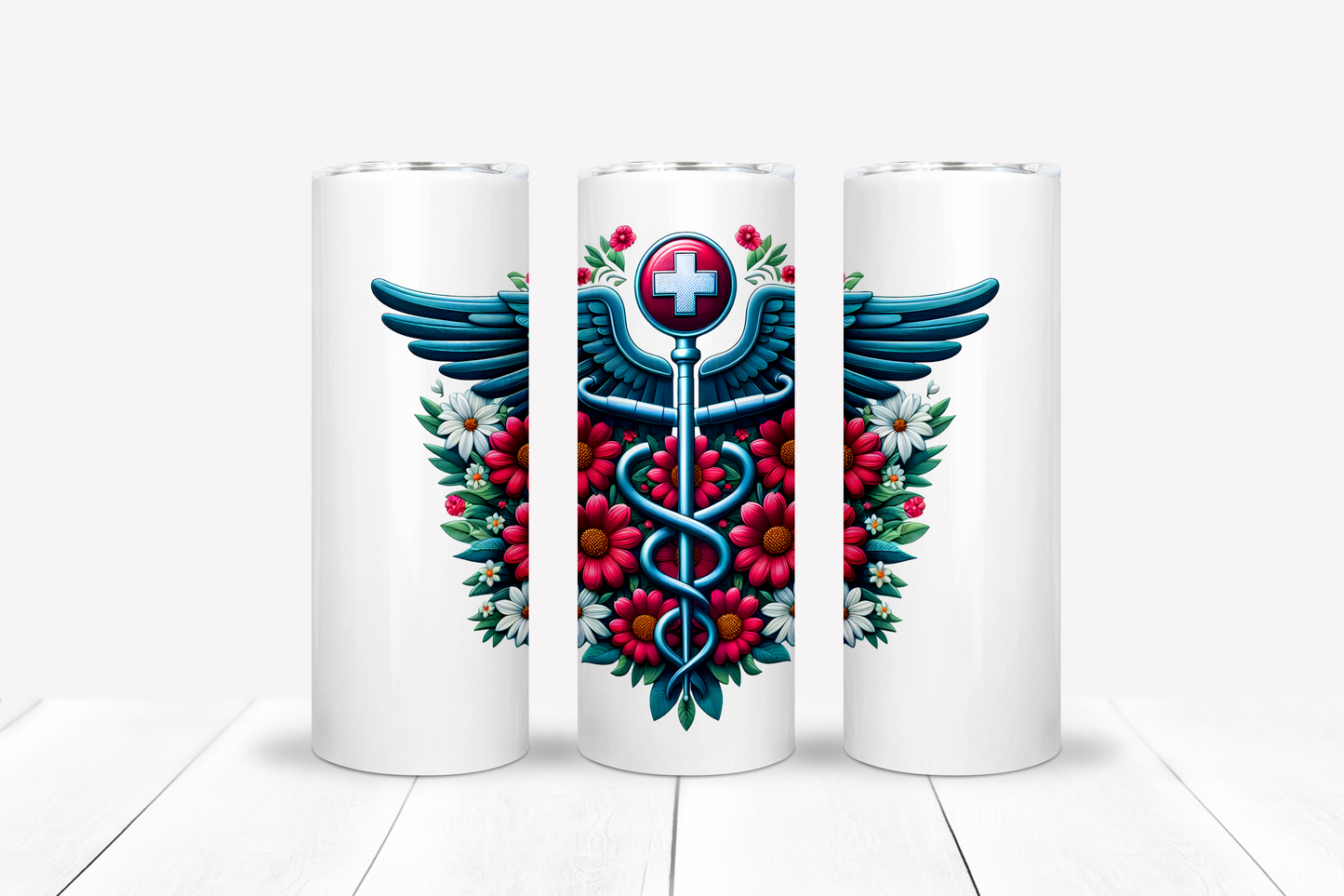 Nurse 20oz Sublimation Tumbler Bundle