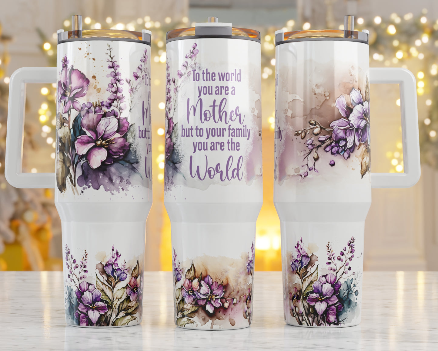 Mother World Sublimation 40oz Tumbler Image