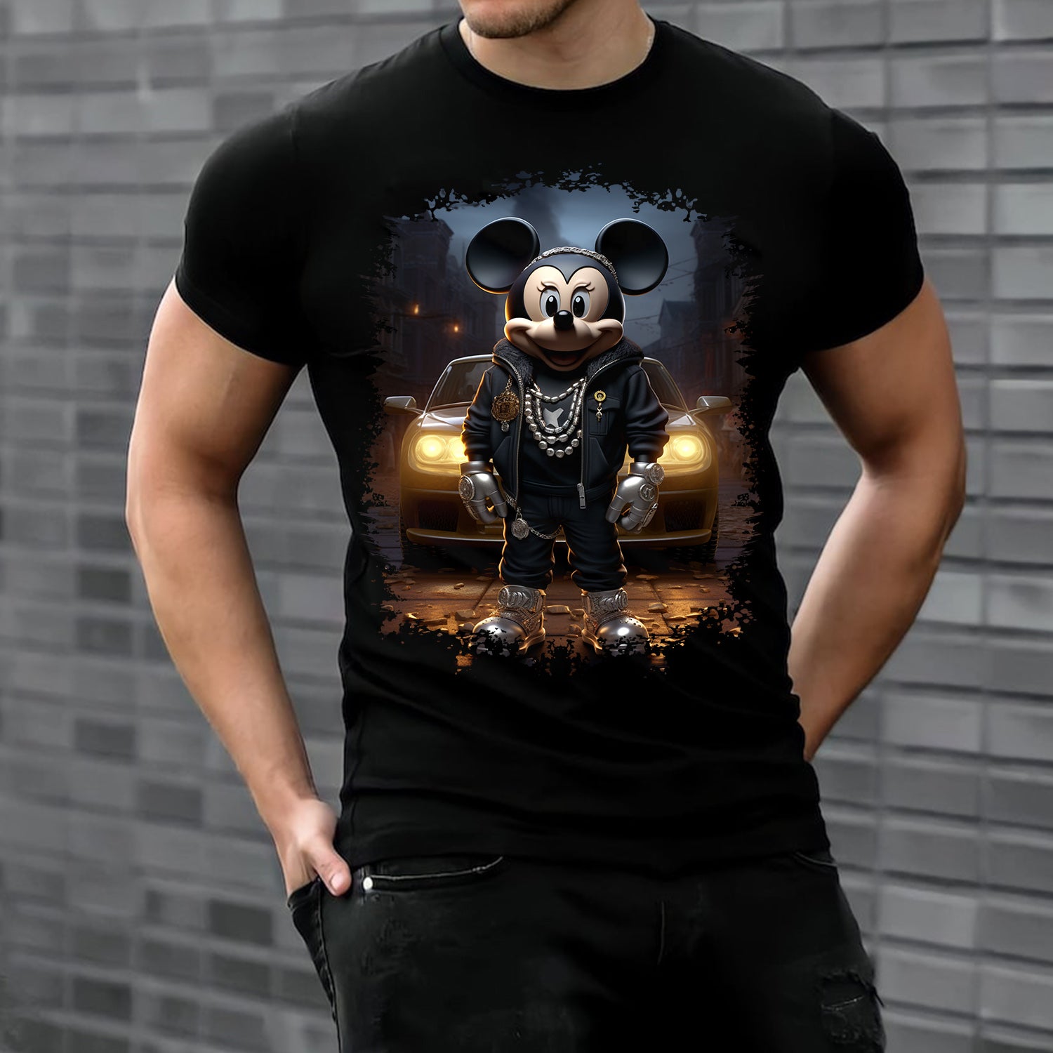 Cartoon Gangster Sublimation T Shirt DTF Images Bundle Digital Images 4 You