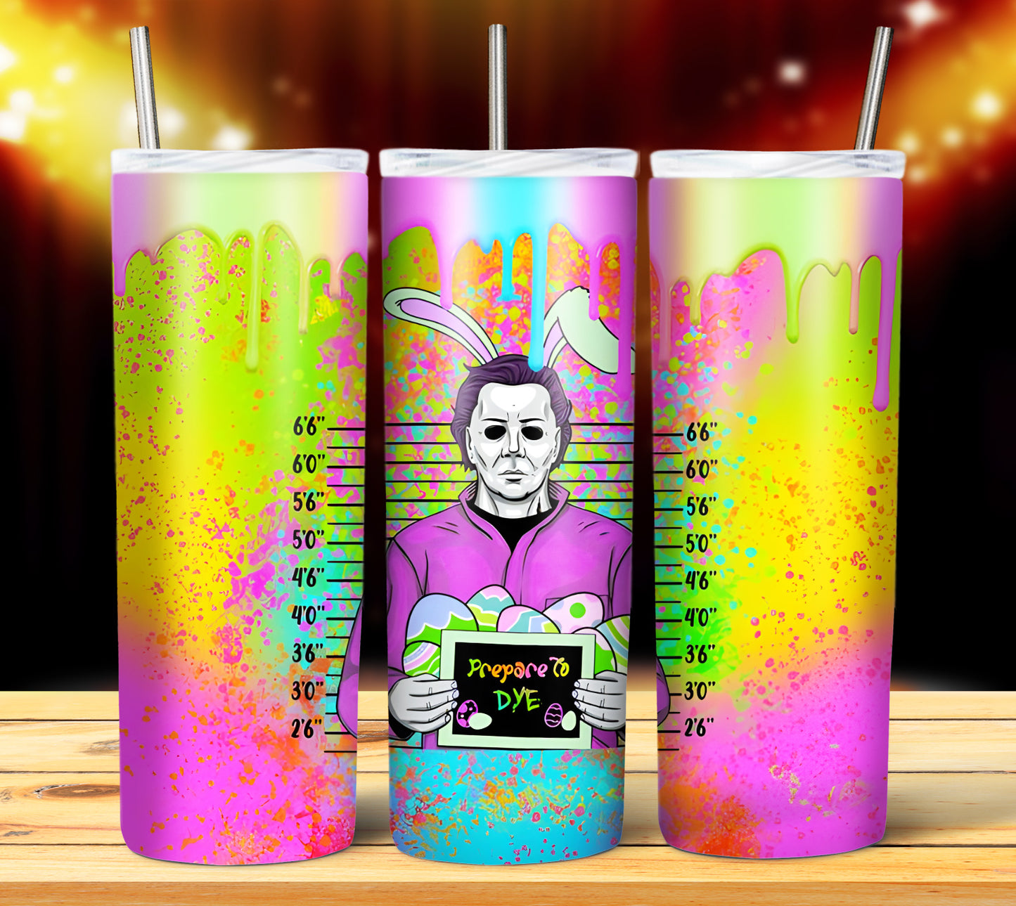 20 Colorful Halloween Sublimation 20oz Images Bundle