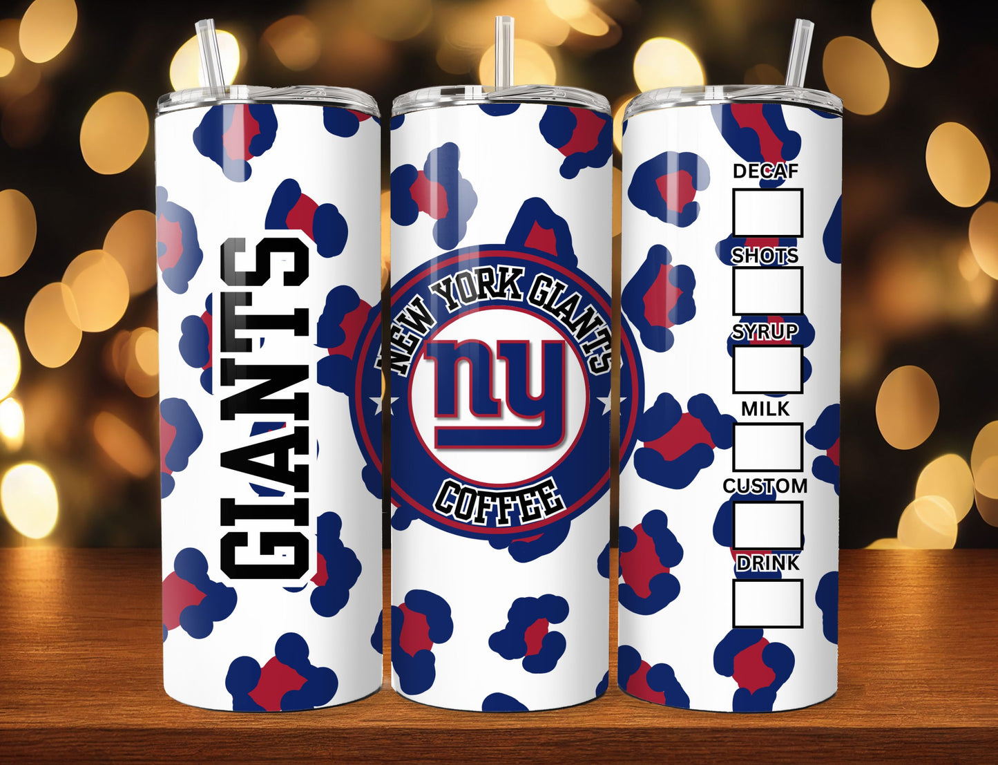 Football 20oz Sublimation Tumbler Image