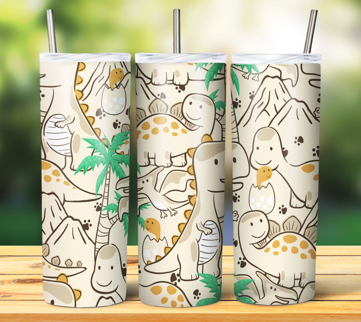 20 Dino Sublimation Tumbler Images Bundle 20 oz & Kid