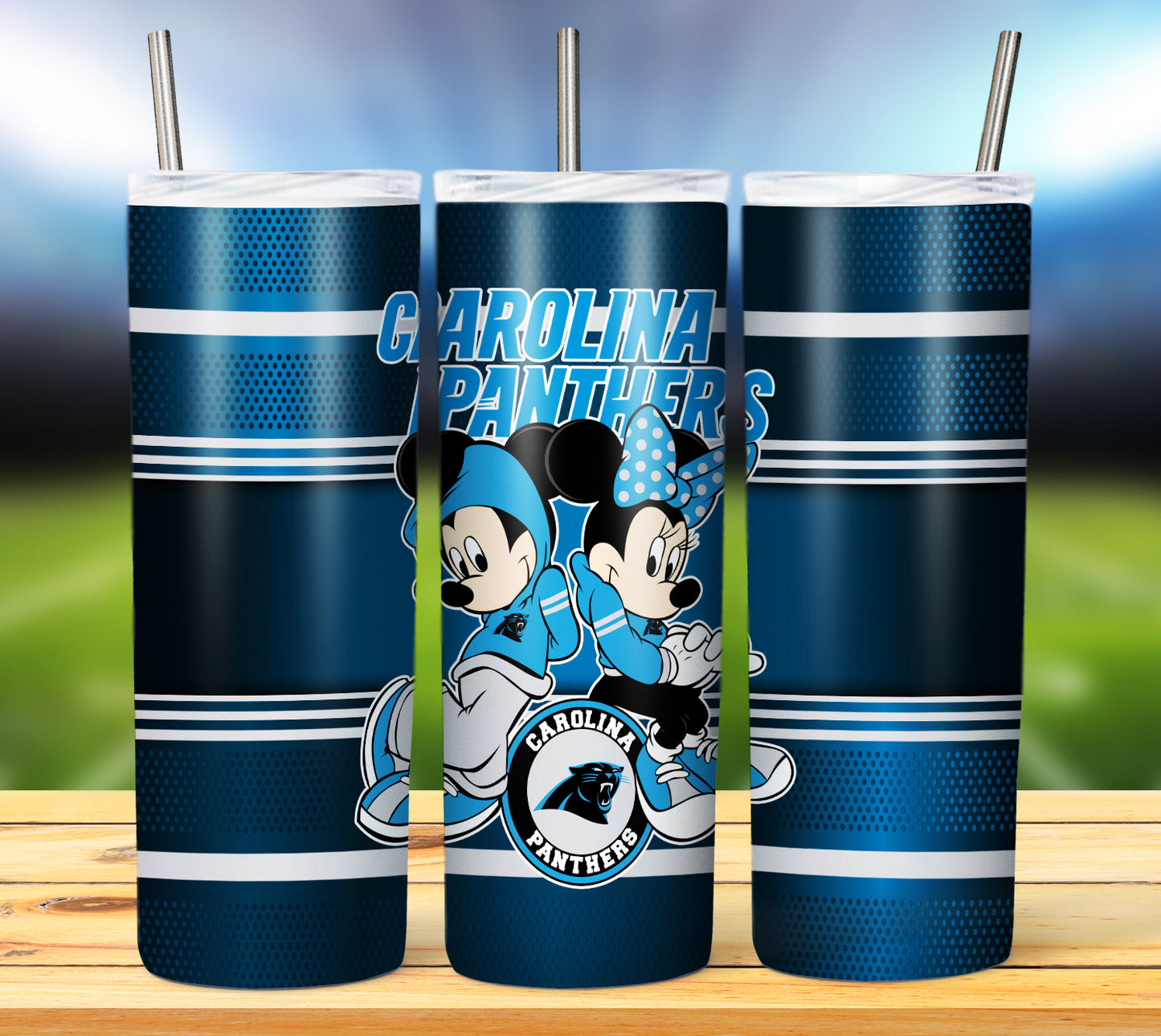 Football 20oz Sublimation Tumbler Image