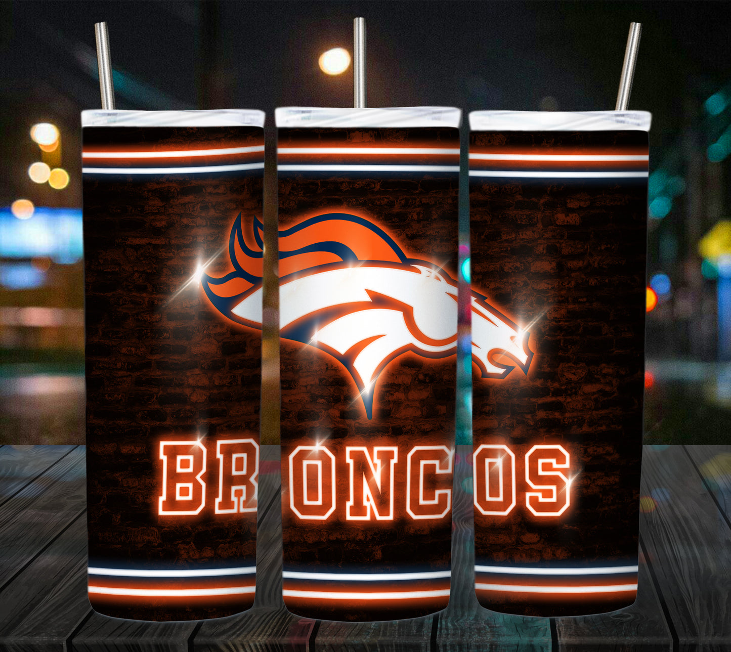 Football 20oz Sublimation Tumbler Image