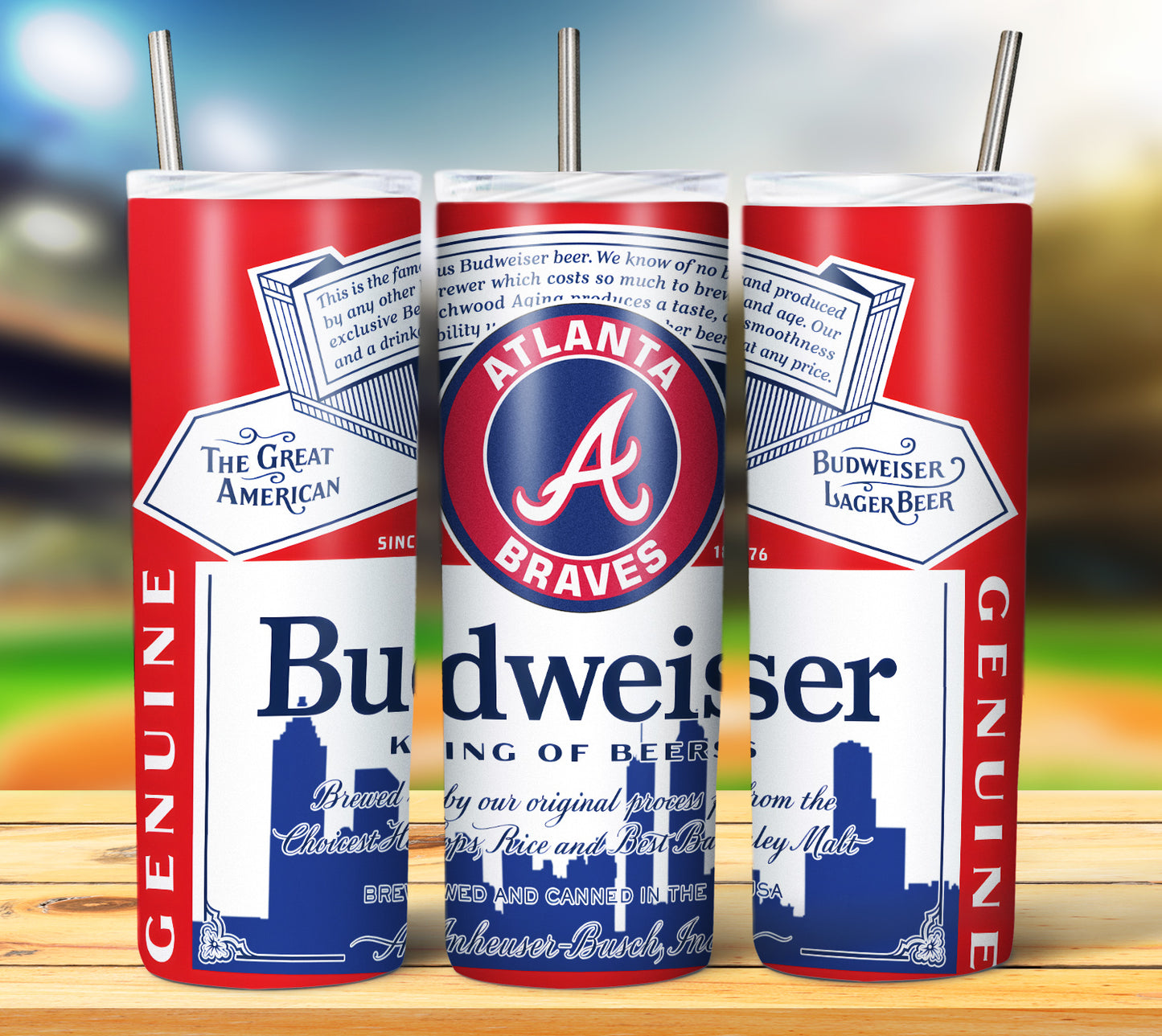 Baseball 20oz Sublimation Tumbler Image