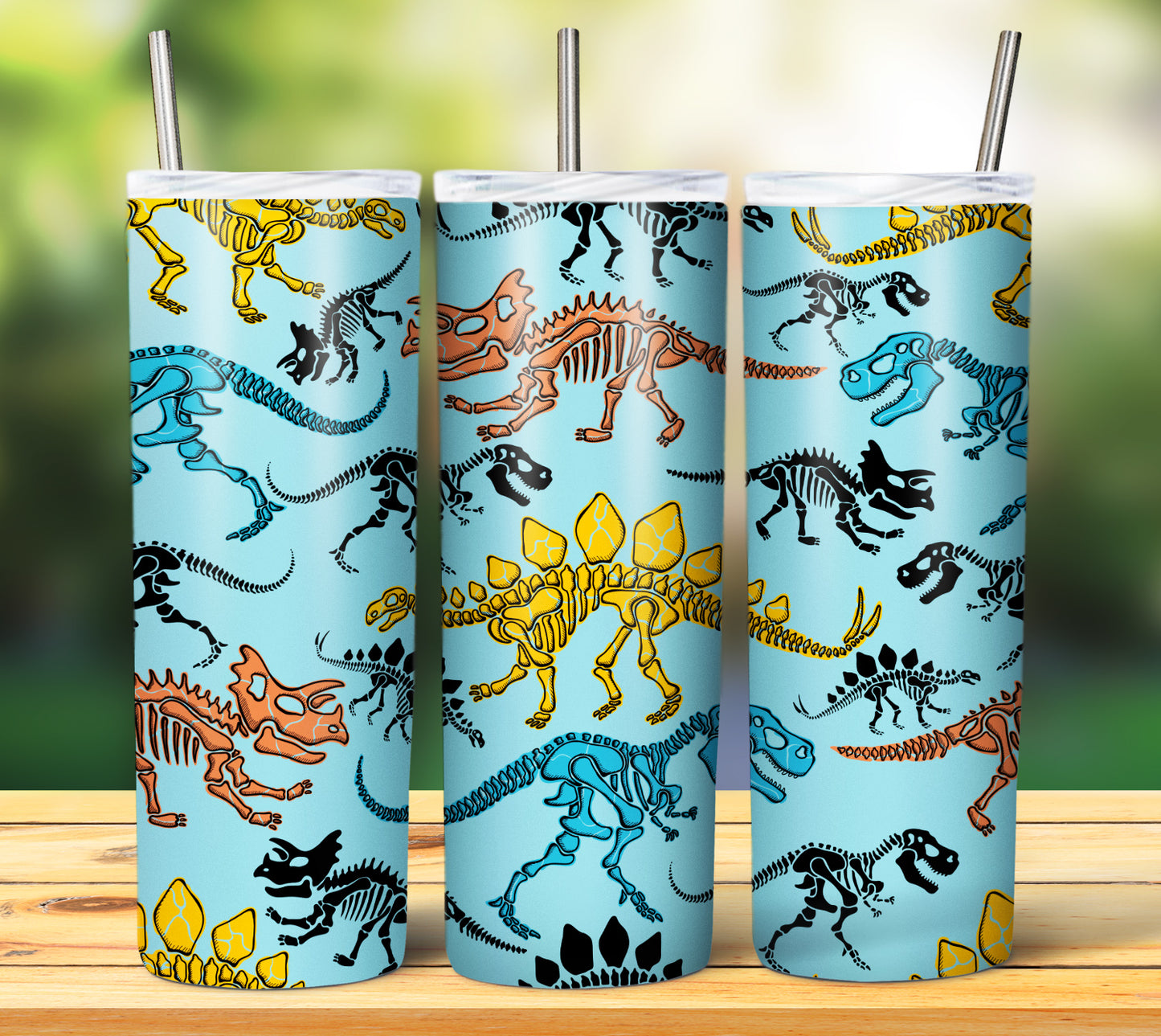 20 Dino Sublimation Tumbler Images Bundle 20 oz & Kid