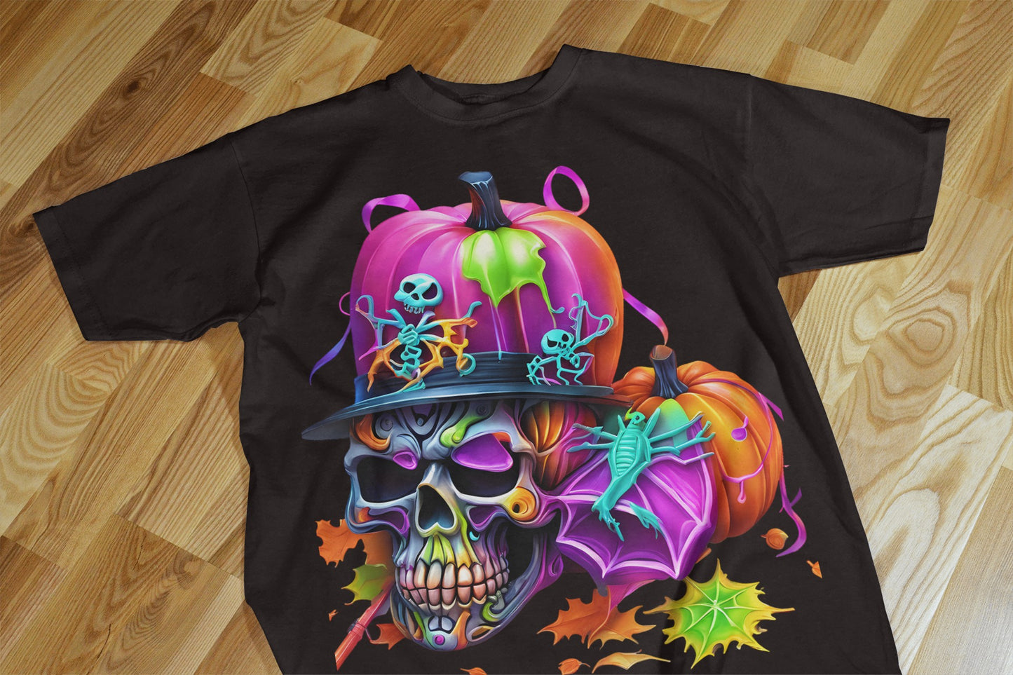 90+ Colorful Halloween Sublimation T-Shirt Images Bundle