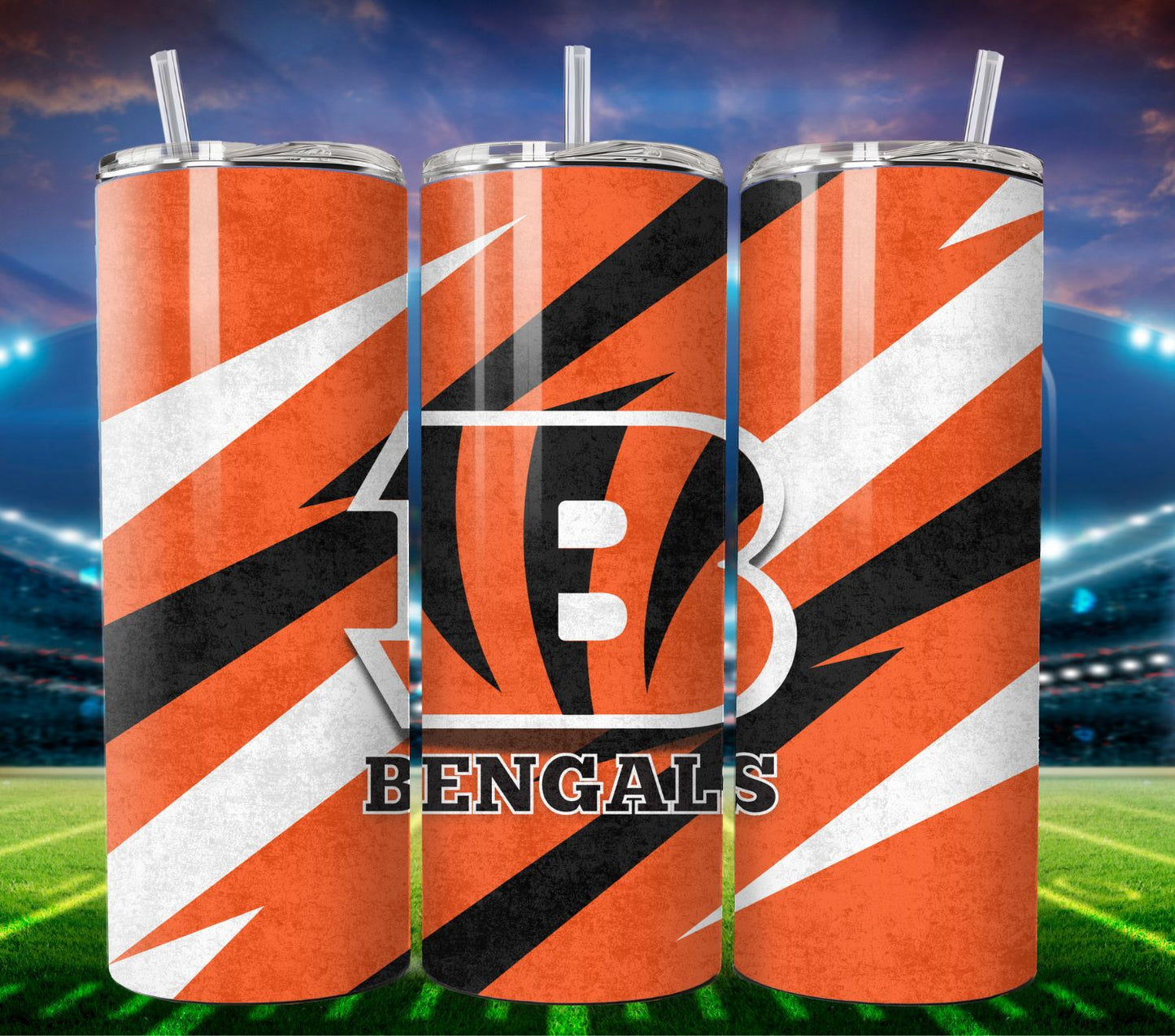 Football 20oz Sublimation Tumbler Image