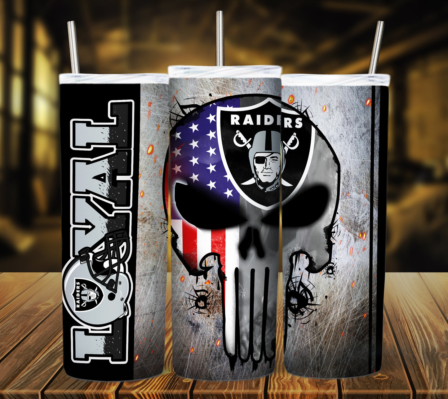 Football 20oz Sublimation Tumbler Image