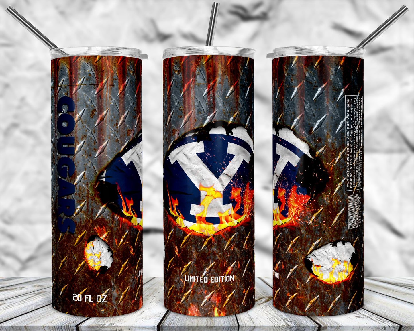 Rust College 20oz Sublimation Tumbler Images Bundle