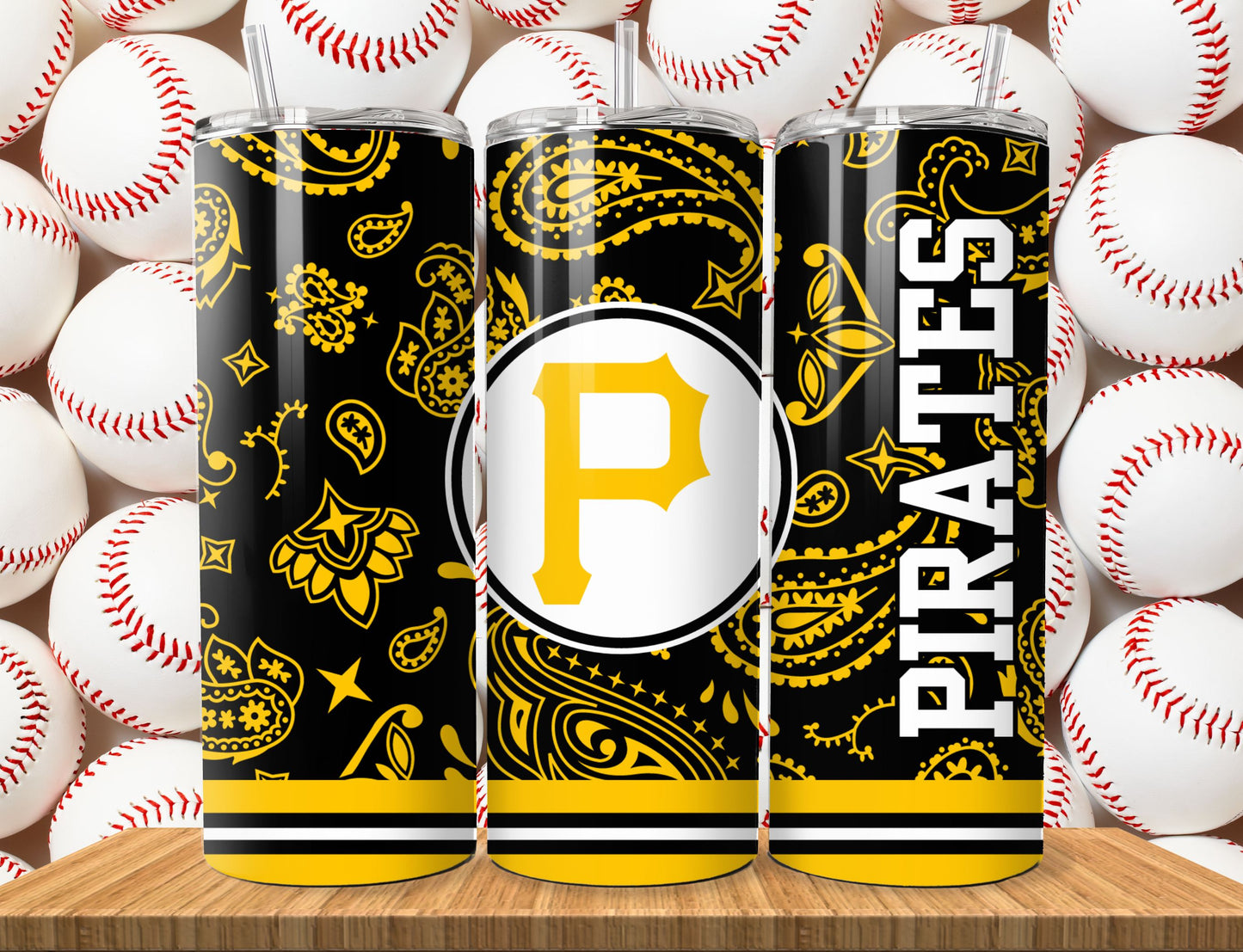 Baseball 20oz Sublimation Tumbler Image