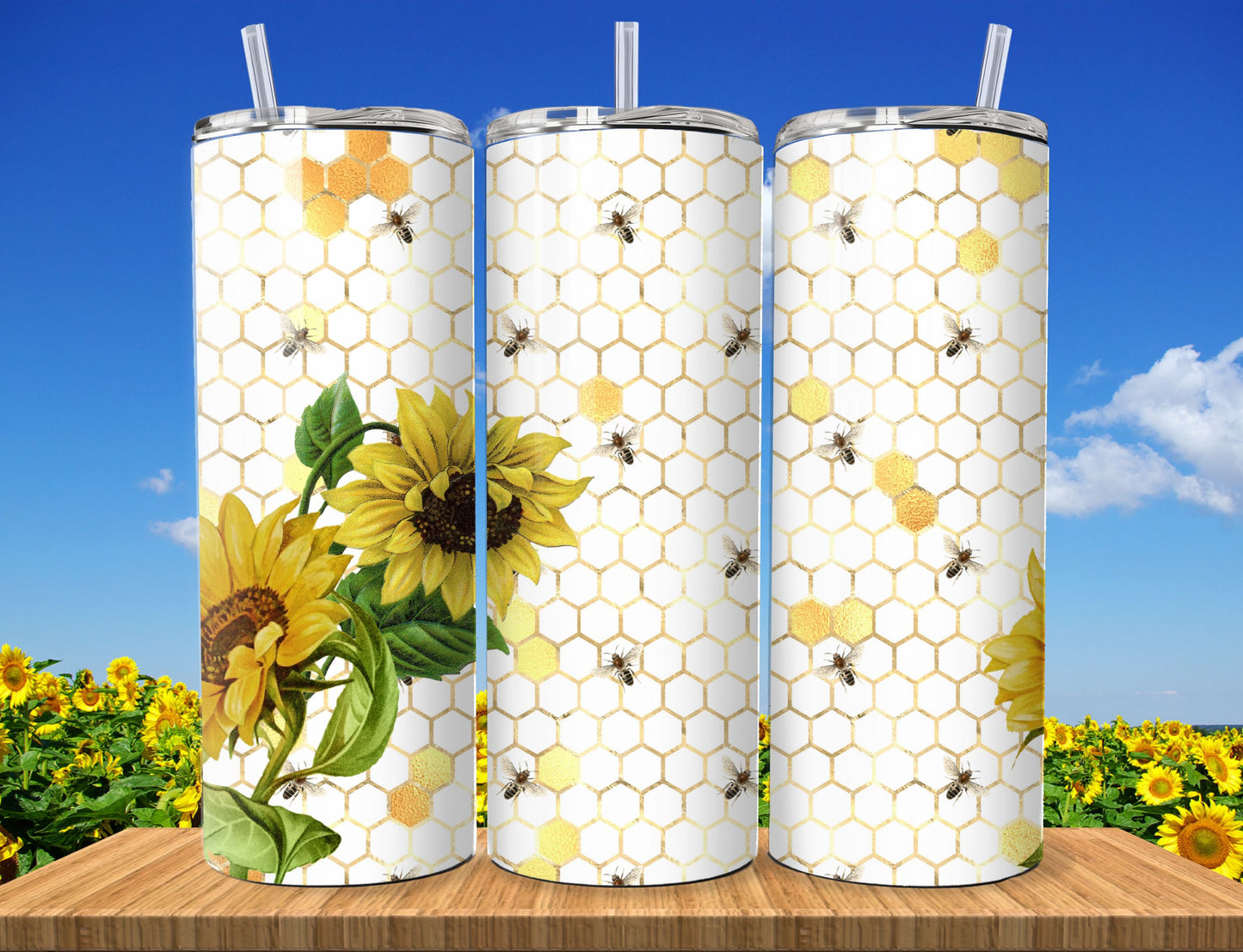 Sunflowers Sublimation 20oz Images Bundle