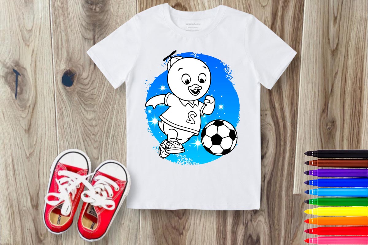 Coloring Cartoon Sublimation/DTF T-Shirt Images Bundle