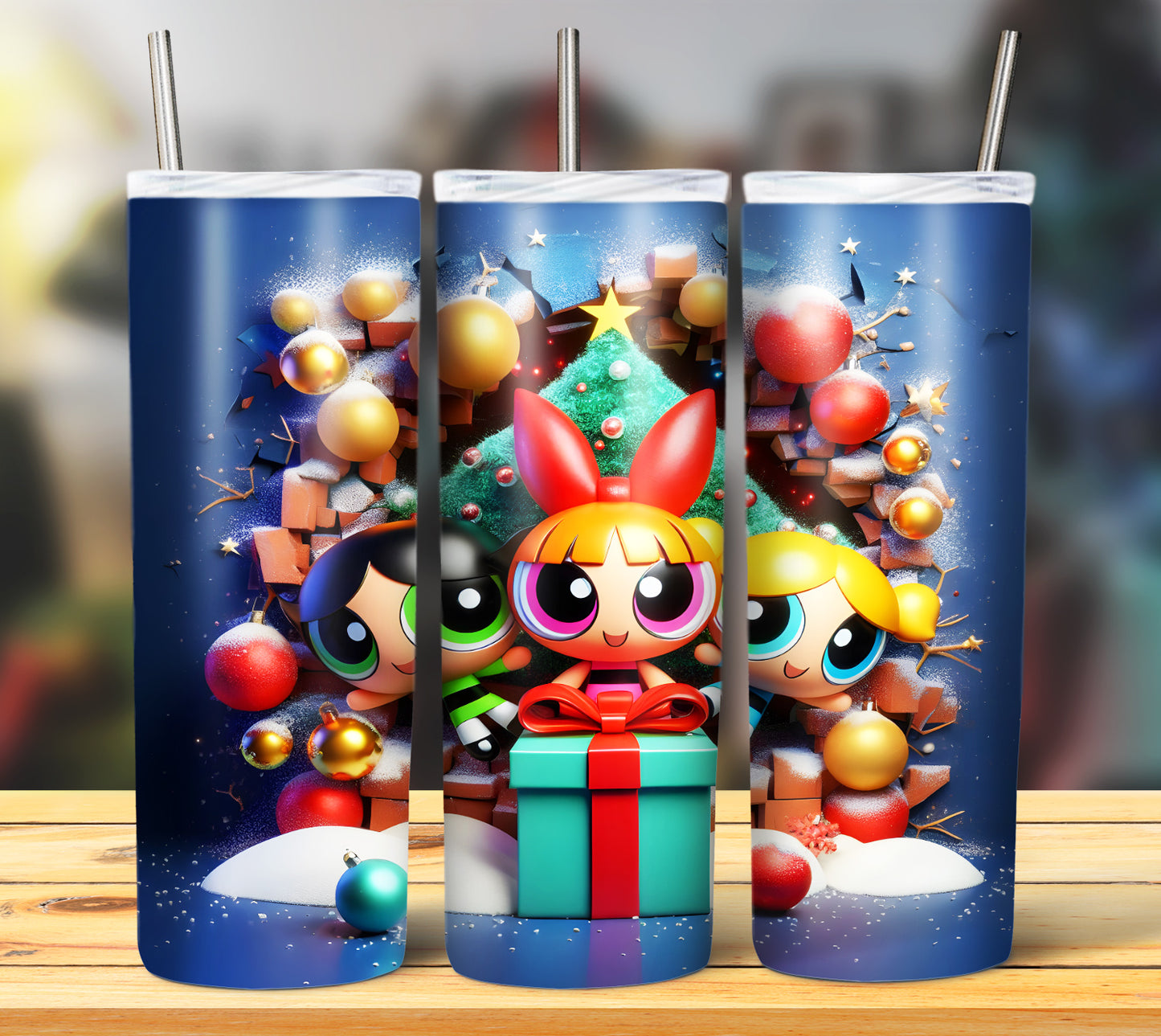 60+ 3D Christmas Sublimation 20oz Images Bundle