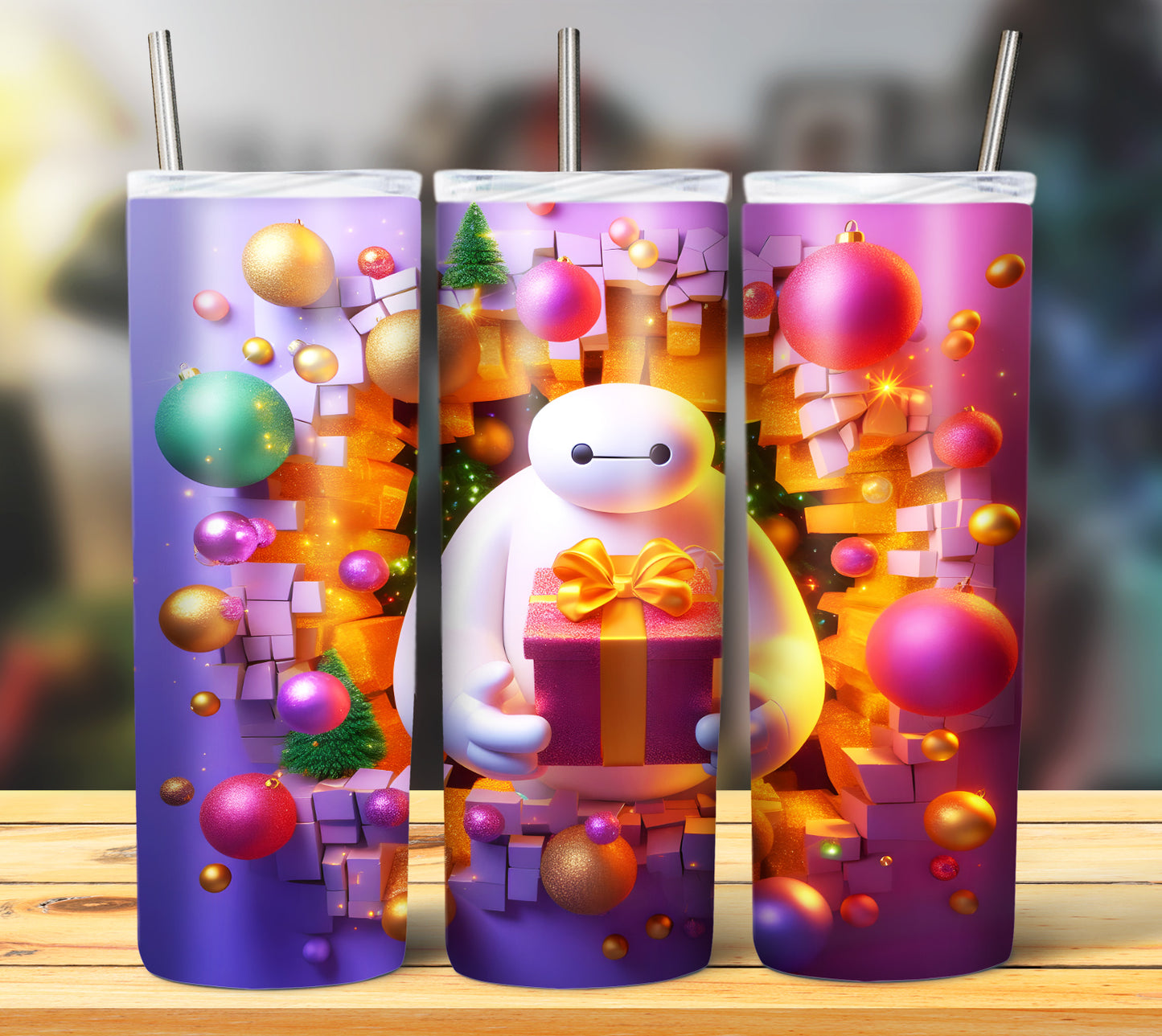 60+ 3D Christmas Sublimation 20oz Images Bundle