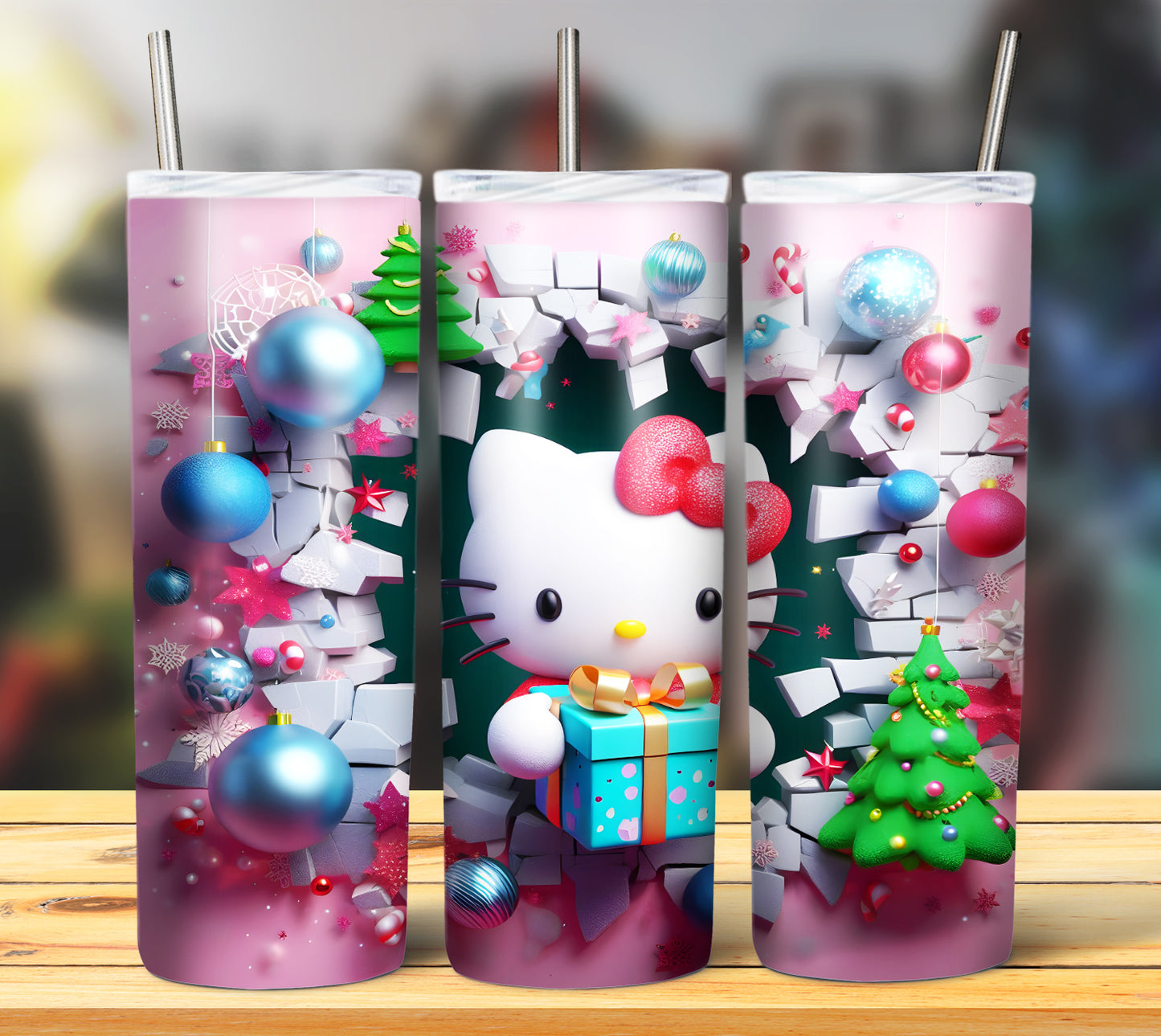 60+ 3D Christmas Sublimation 20oz Images Bundle