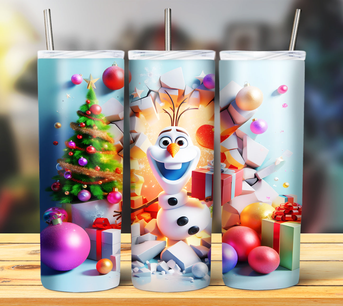 60+ 3D Christmas Sublimation 20oz Images Bundle