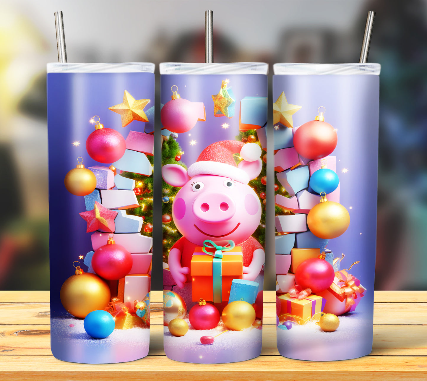 60+ 3D Christmas Sublimation 20oz Images Bundle