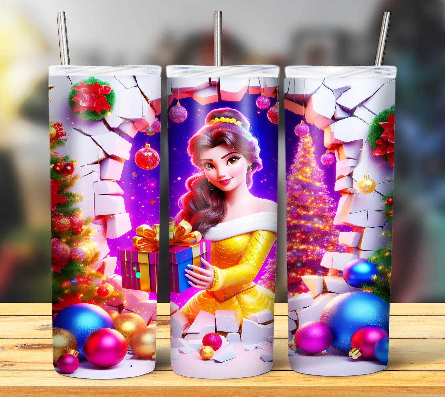 60+ 3D Christmas Sublimation 20oz Images Bundle