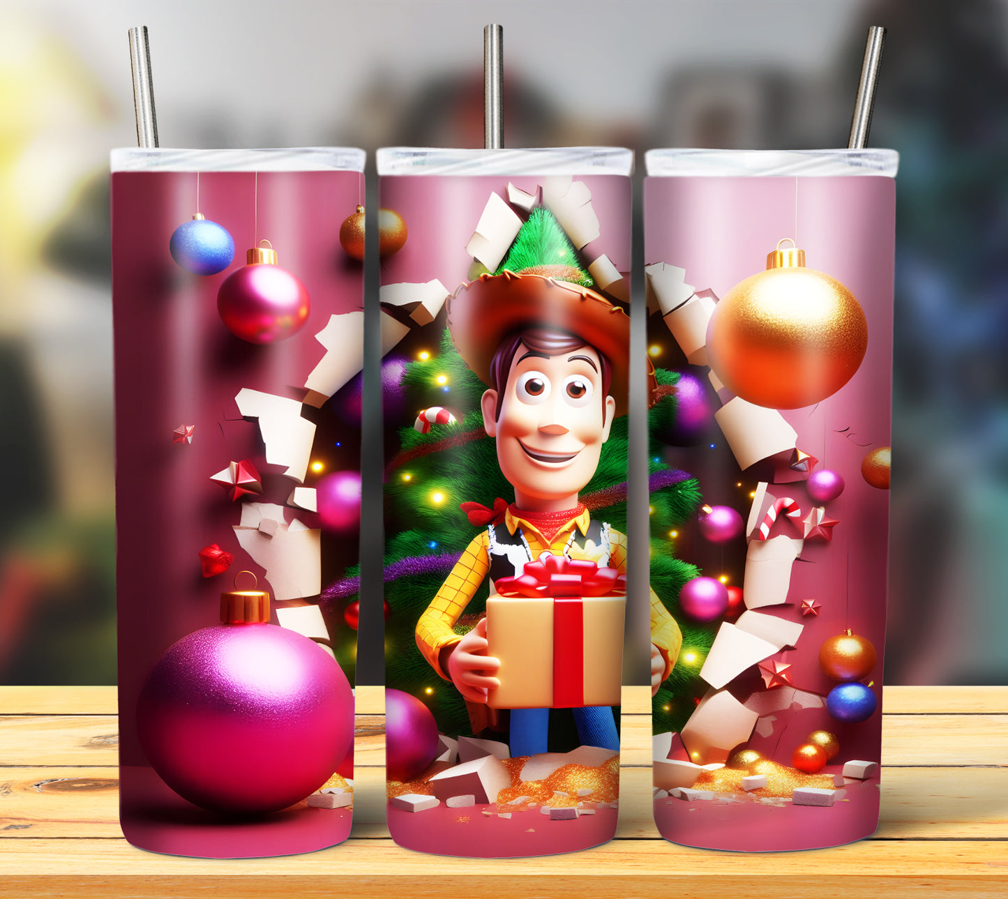 60+ 3D Christmas Sublimation 20oz Images Bundle