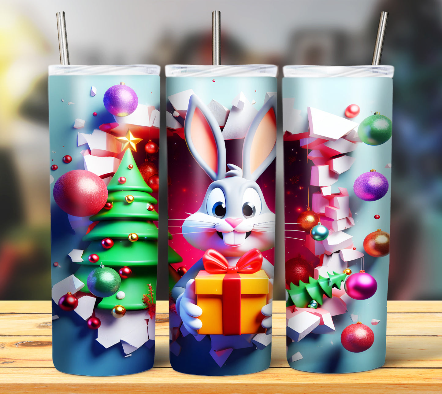 60+ 3D Christmas Sublimation 20oz Images Bundle